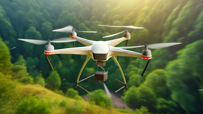 Drone killing mosquitos