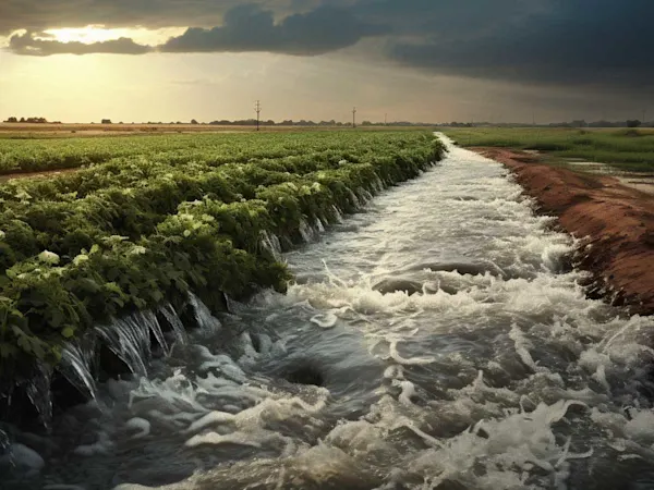 Filter irrigation runoff