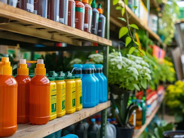 Plant protection products on shelf