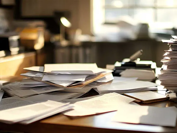 Messy paperwork