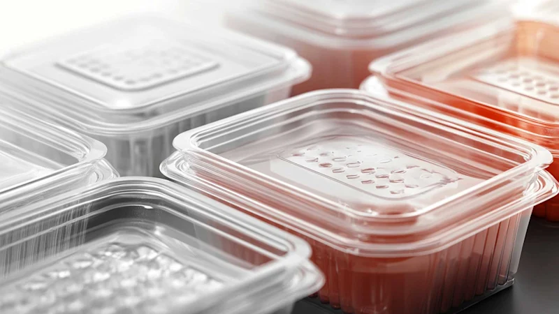 Plastic food containers
