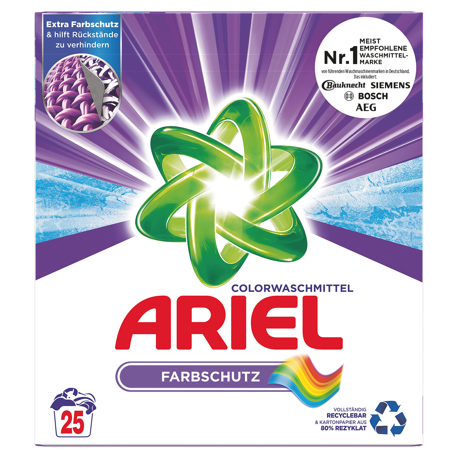 Ariel Colorwaschmittel Pulver - 25 WL