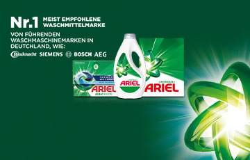 Nr.1 MEIST EMPFOHLENE WASCHMITTELMARKE VON FÜHRENDEN WASCHMASCHINEMARKEN IN DEUTCHLAND, WIE: Bauknecht, SIEMENS, BOSCH, AEG