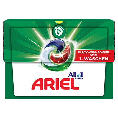 Zudem hat Ariel jetzt die ECOCLIC®-Box auf den Markt gebracht