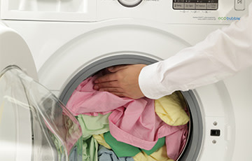 Anleitung zur Waschmaschinenbeladung entsprechend der Trommelgröße
