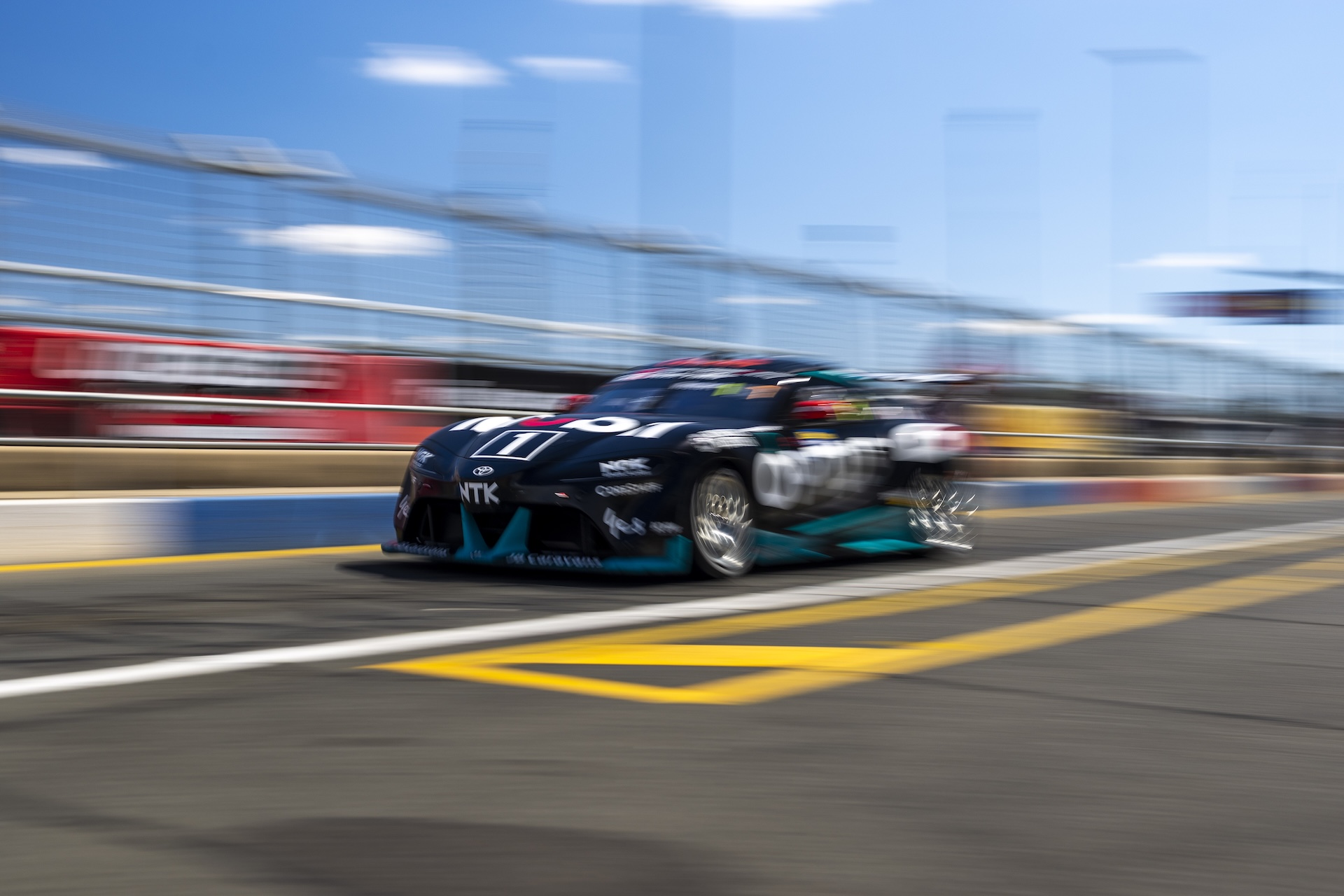 Cameron Hill and Brad Jones Racing set the fastest time in the final hour of the Ryco Enduro Cup test at Queensland Raceway; Harri Jones survived a 'terrifying' crash
