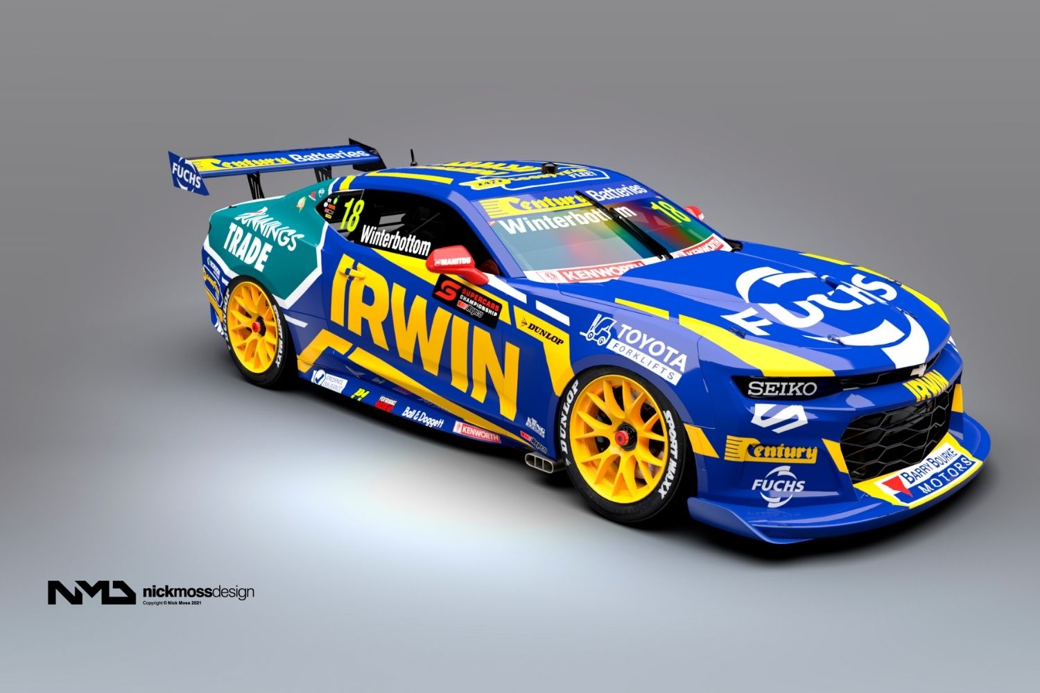 Team 18 Reveals Gen3 Camaro Renders | Supercars