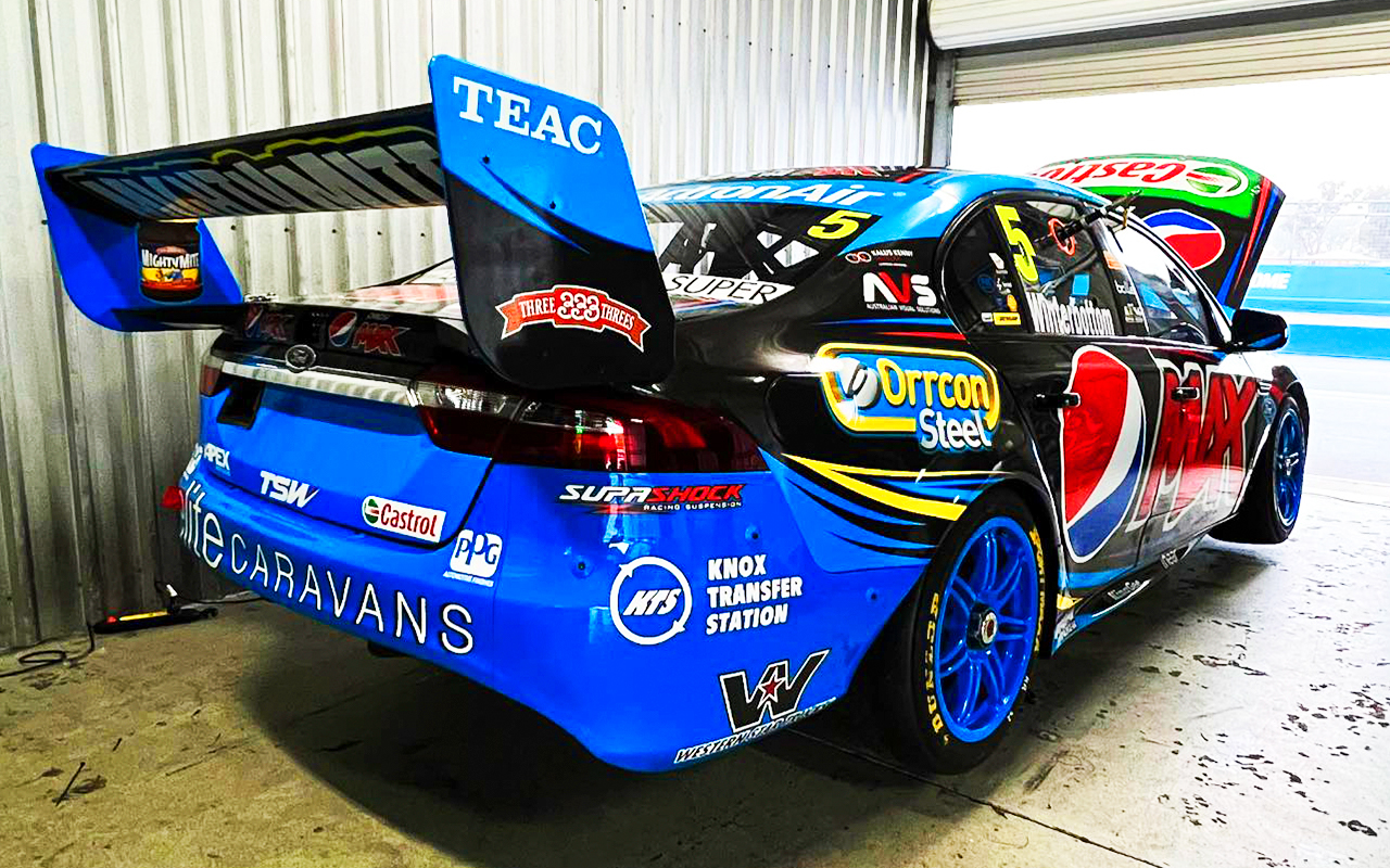 Restored Frosty championship Falcon returns to the track | Supercars
