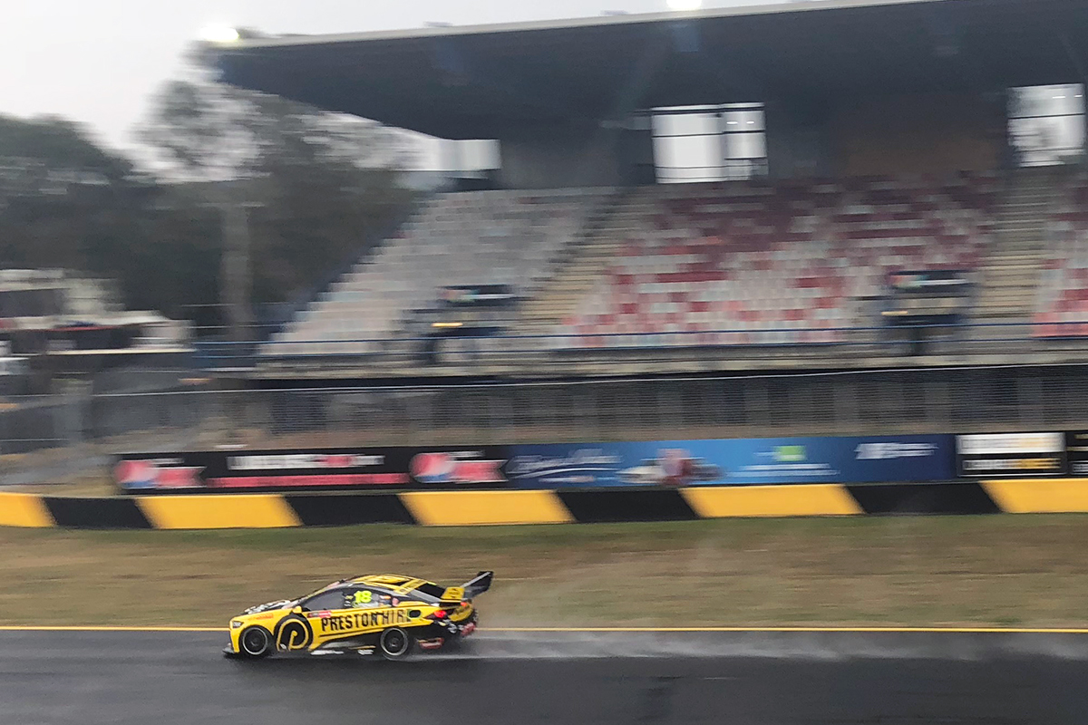 Bright turns first Preston Hire laps Supercars