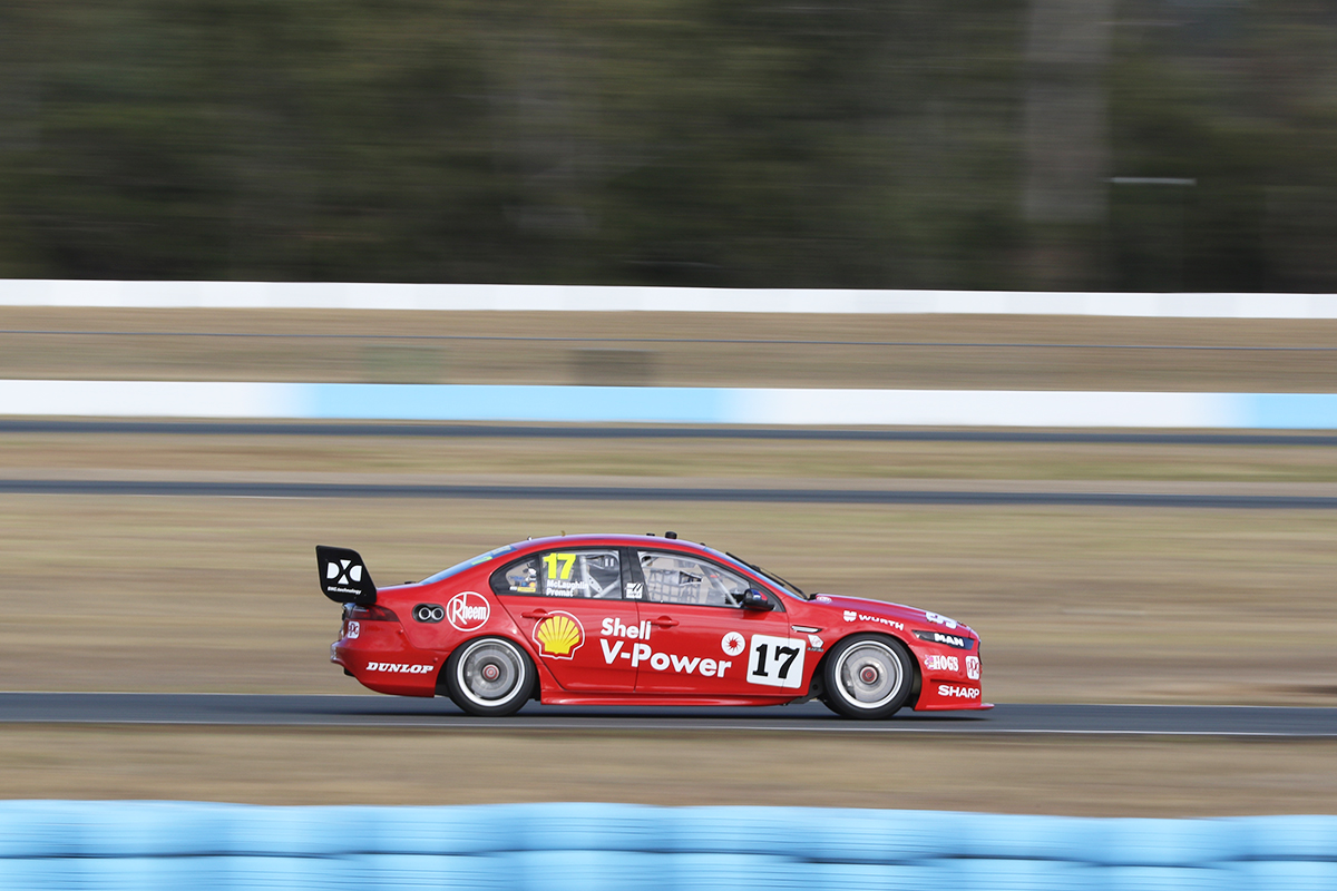 Gallery: Retro Shell Fords hit the track | Supercars