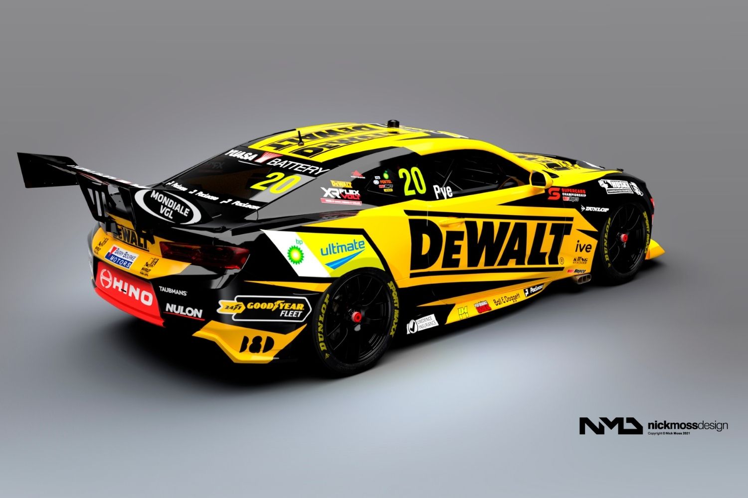 Gallery Team 18 Gen3 Camaro renders Supercars