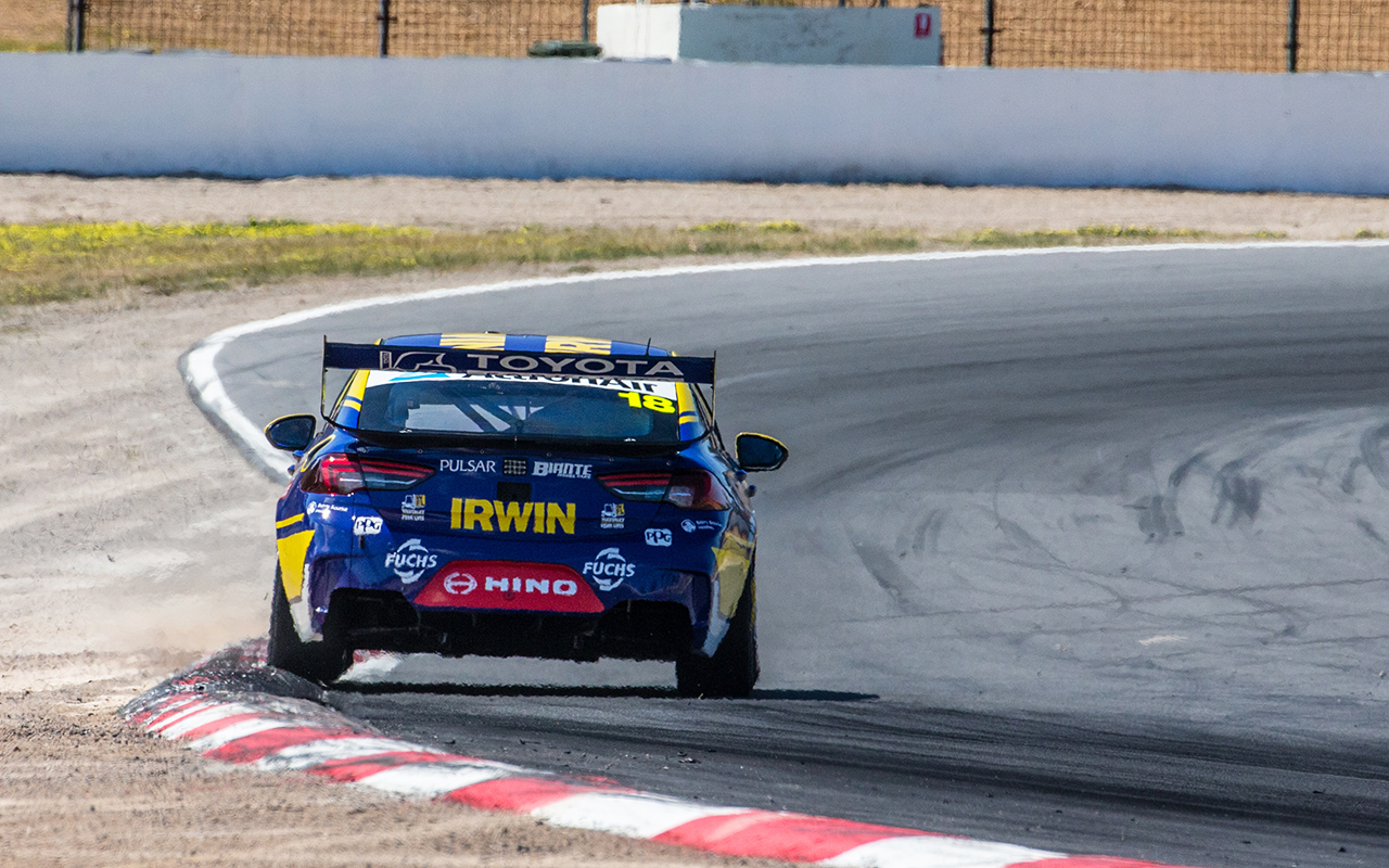 IRWIN Racing's testing patience pays off Supercars