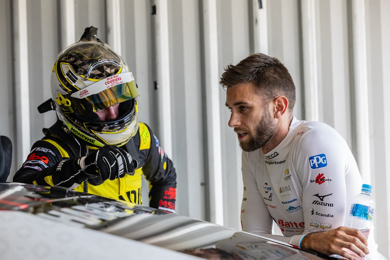 Co Drivers 2024 Prospects Get Testing Laps Supercars   Heimgartner Fraser 2024 Test 