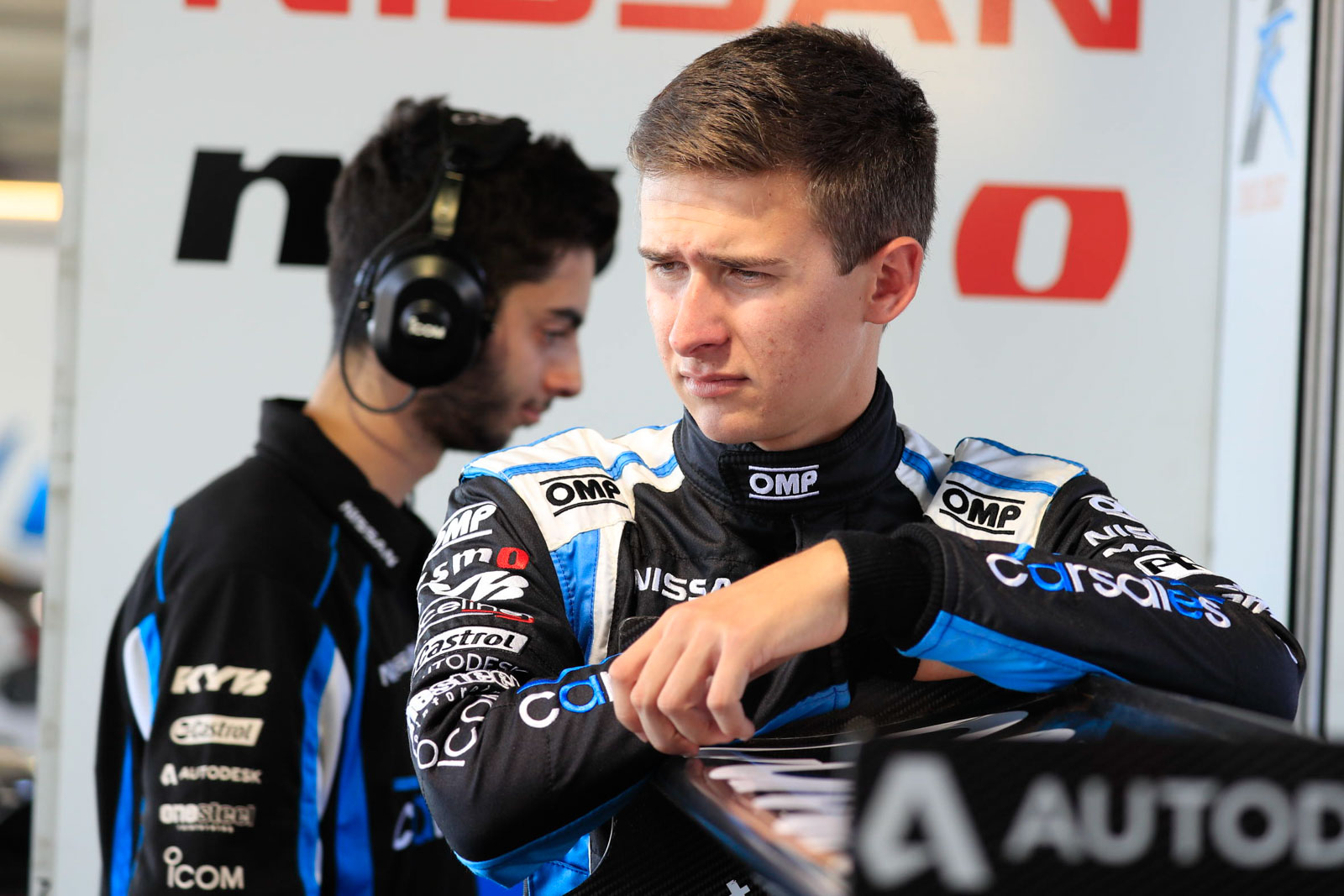 Matt Bell Racing Driver Kelly congratulates Campbell | Supercars