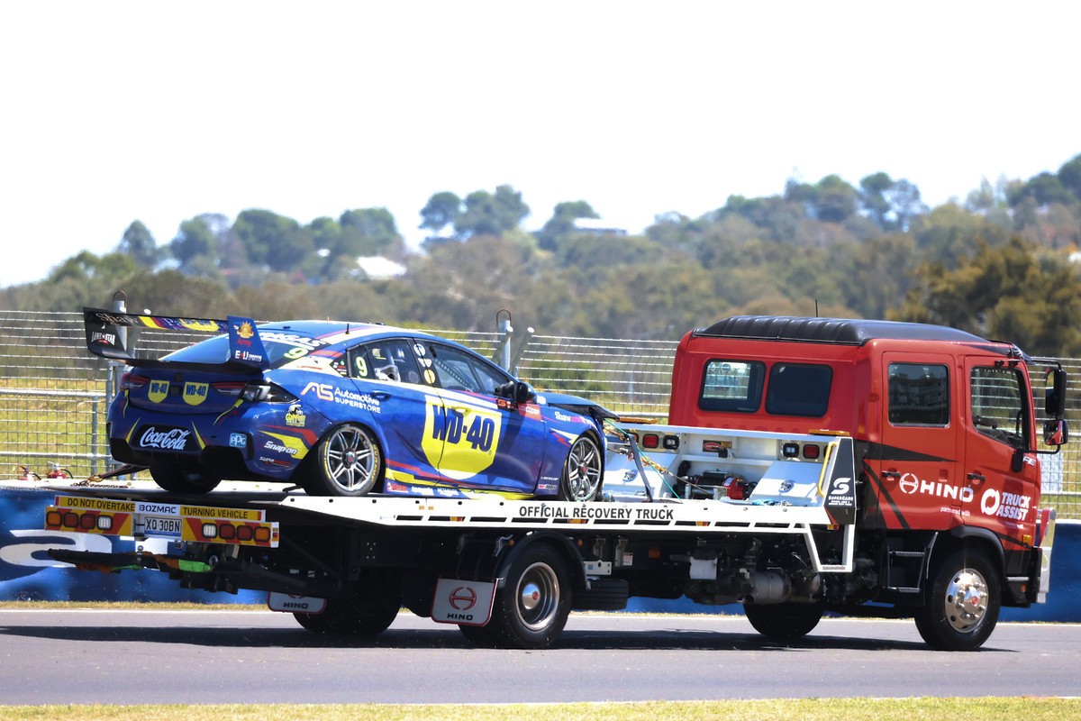 Brown admits balls up in practice crash Supercars