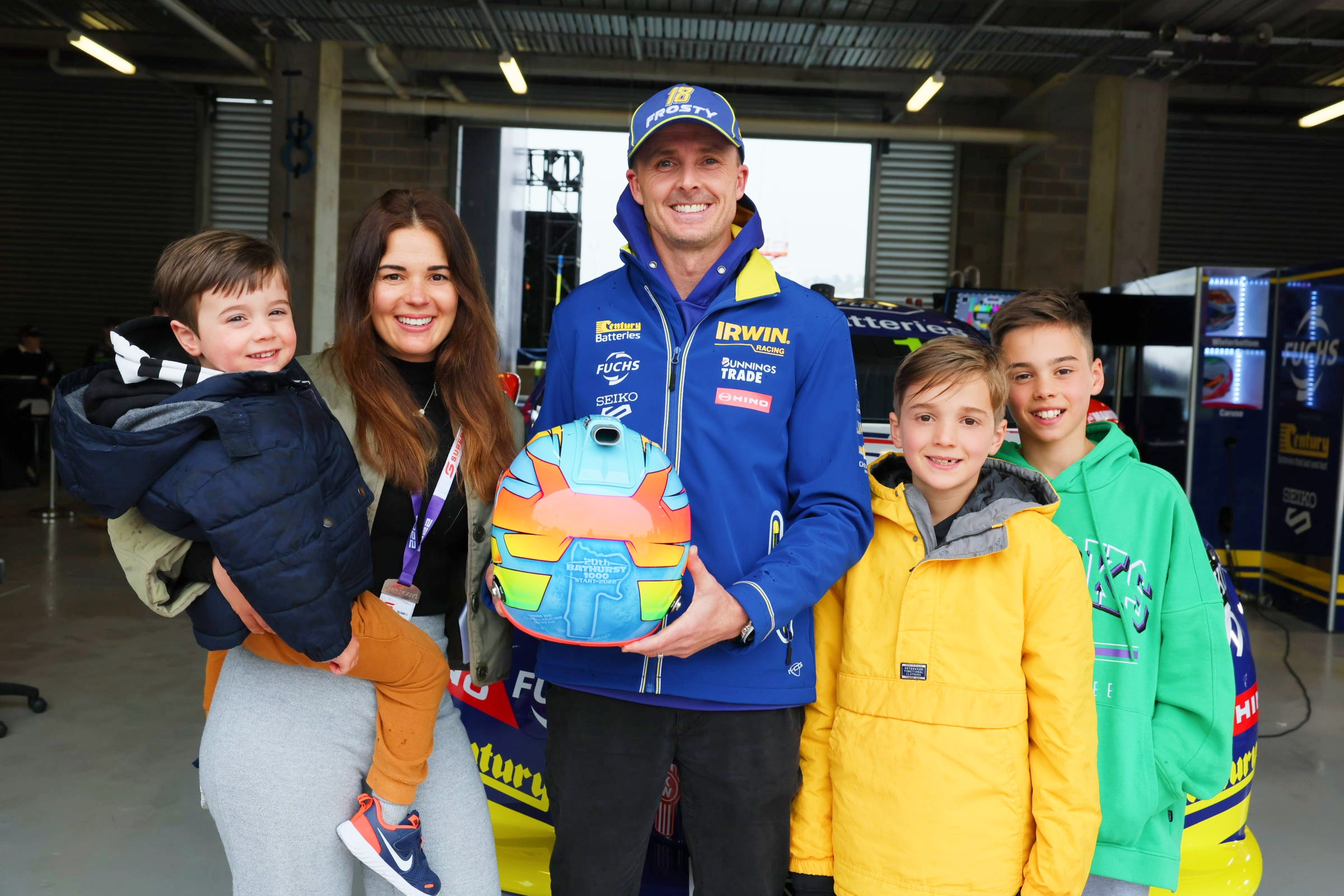 Winterbottom surprised by tribute helmet Supercars