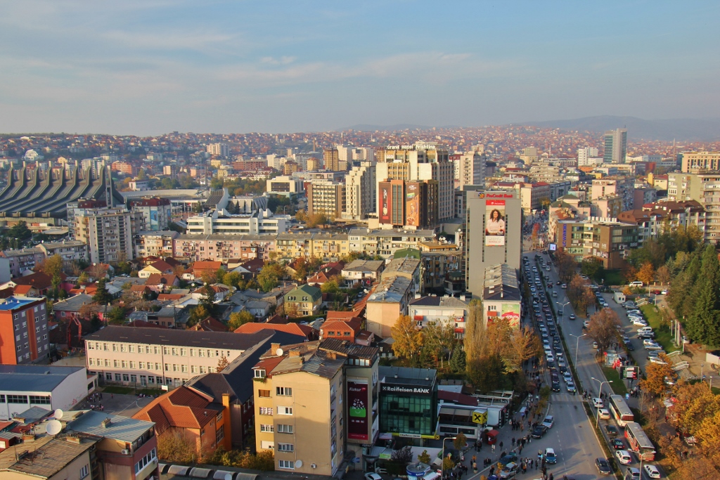 Arriving in Pristina