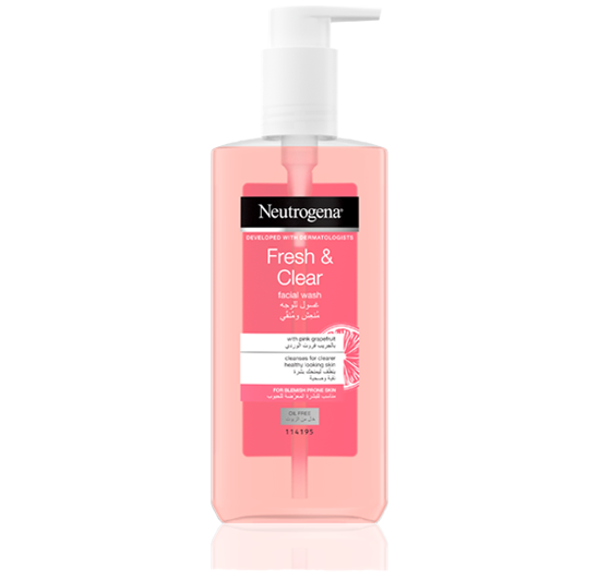 NEUTROGENA&lt;sup&gt;®&lt;/sup&gt; Fresh &amp;amp; Clear Facial Wash