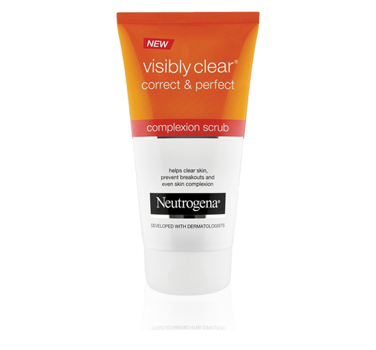 NEUTROGENA&lt;sup&gt;®&lt;/sup&gt; VISIBLY CLEAR&lt;sup&gt;®&lt;/sup&gt;&amp;nbsp;Correct &amp;amp; Perfect Complexion Scrub