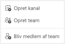 Opret team i Teams - TDC Erhverv