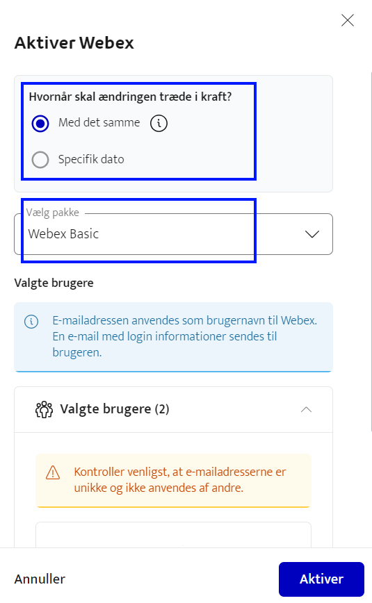 Rediger valgte One+