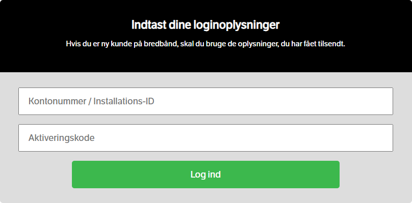 Coax mitwifi log ind