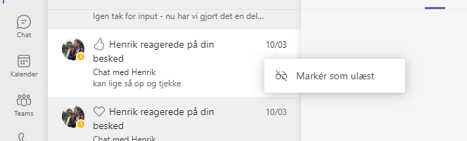 Marker ulæste