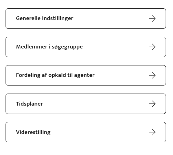 Indstillinger for søgegrupper