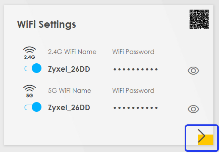 Wifi settings