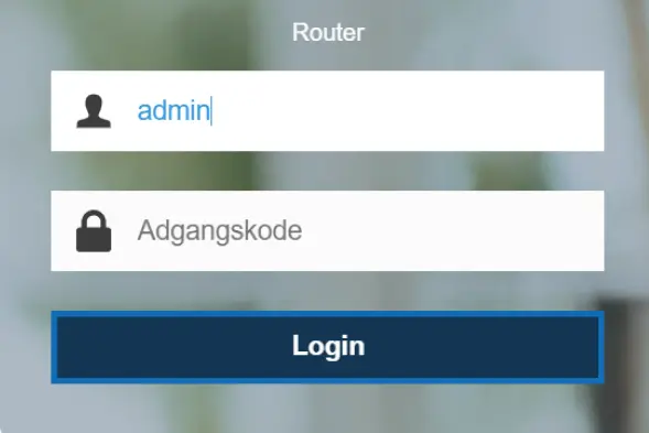 Billede med login