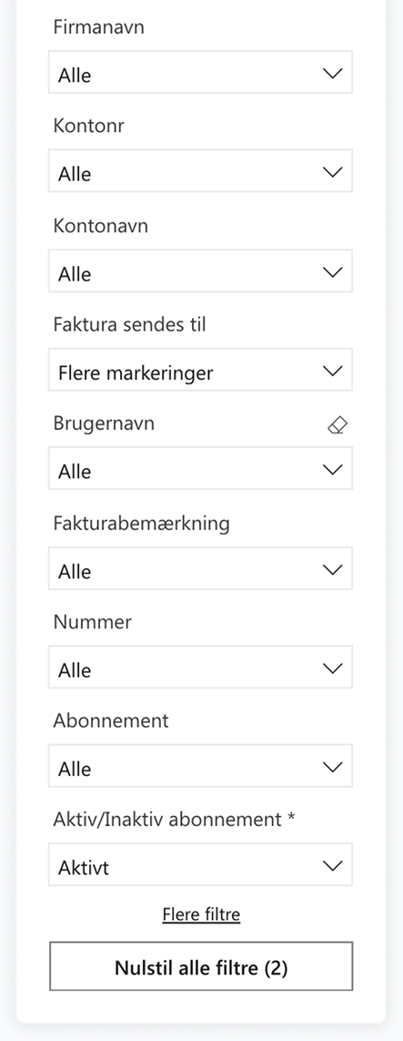 Filtering og dyk ned i data