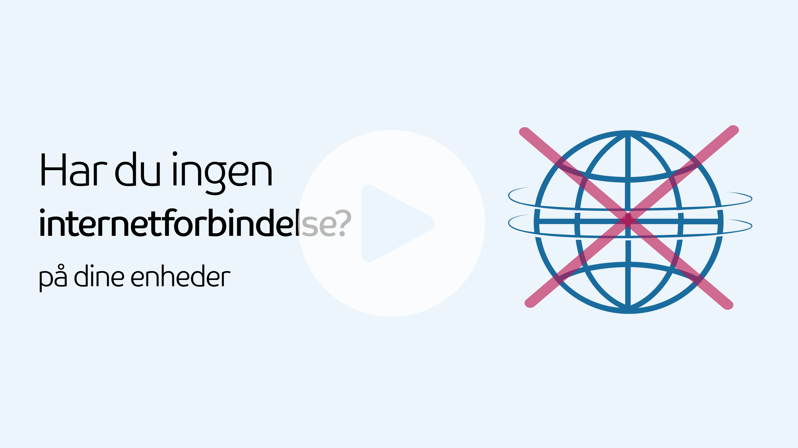 Kvinde med internet logo