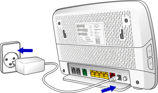 Genstart af router