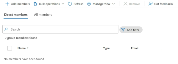 Medlemmer i AD gruppe 