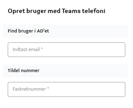 Internationale Teams Bruger