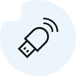 Mobilt bredbånd ikon - USB
