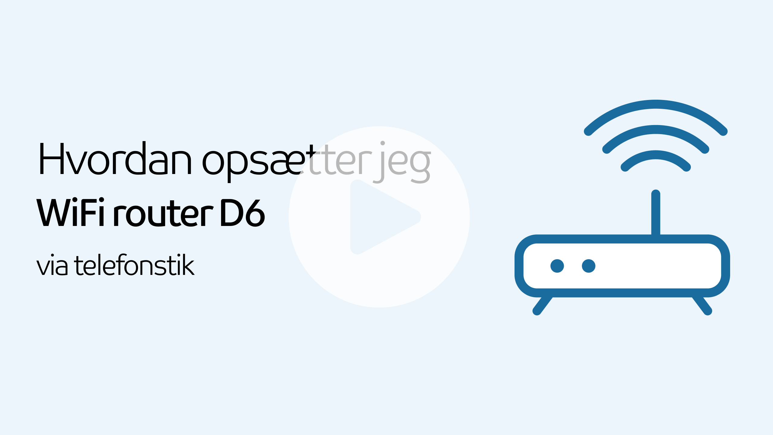 Billede af D6 router via telefonstik 