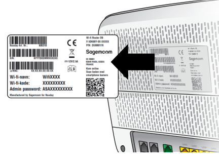 Login til routerens interface