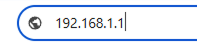 Skriv 192.168.1.1 i en fane