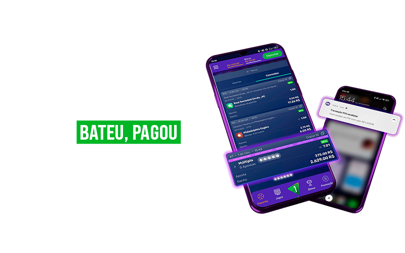 Ganhe e receba em minutos! 