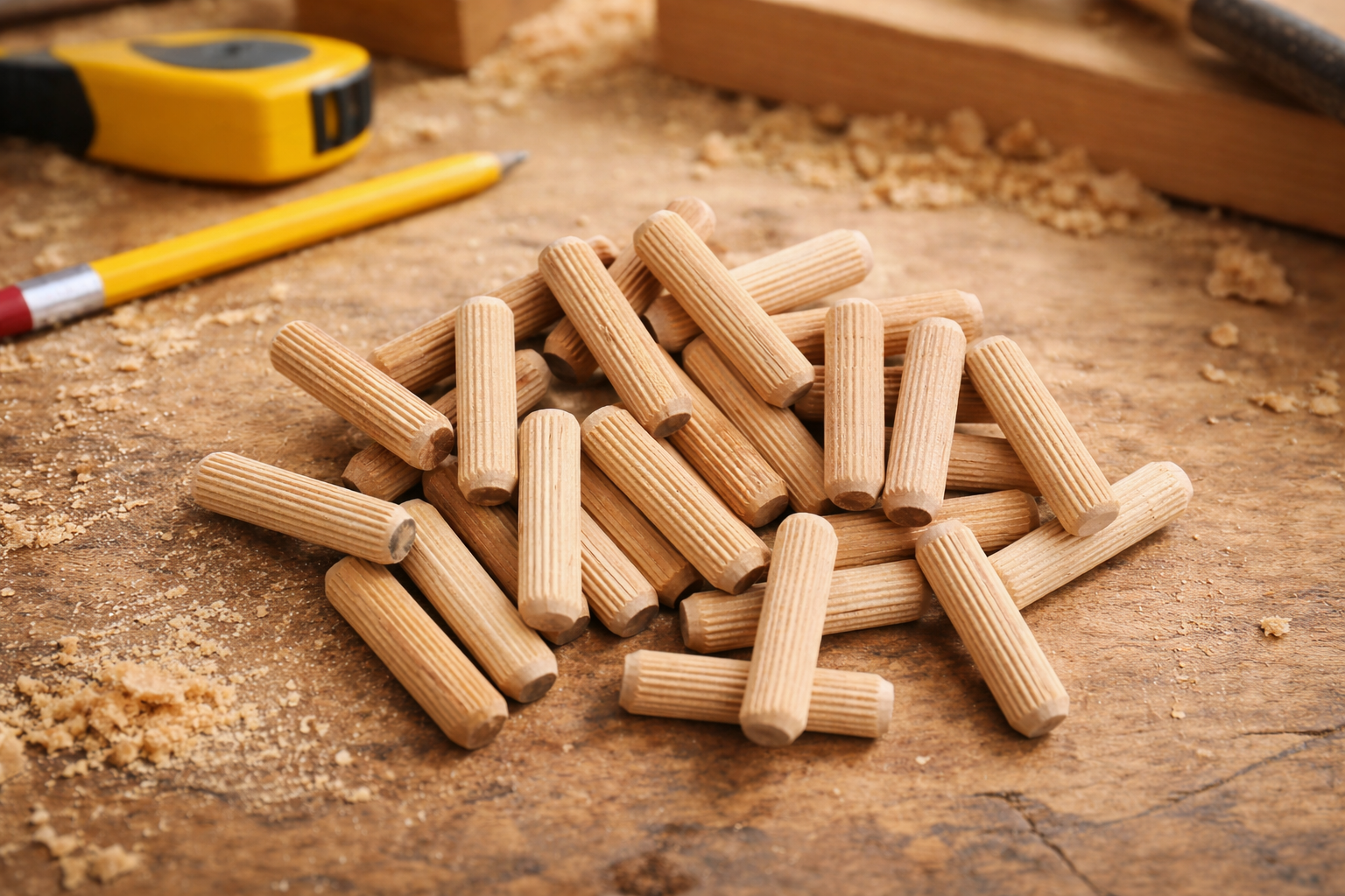 Treplugger på arbeidsbenk - Bildet er laget av ChatGPT