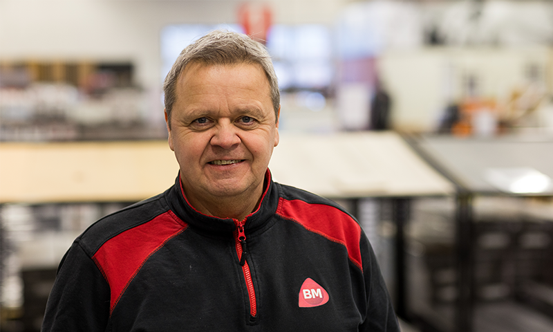 Daglig leder hos Byggmakker Bruland, Øystein Hope