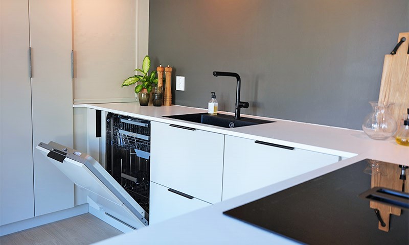 nytt kjøkken med bistro kjøkkenfronter fra drømmekjøkkenet