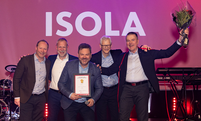 Aarets stand Isola 800x480