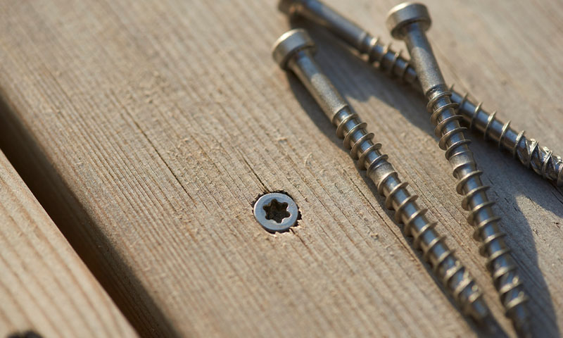 gode skruer av god kvalitet gir et godt resultat