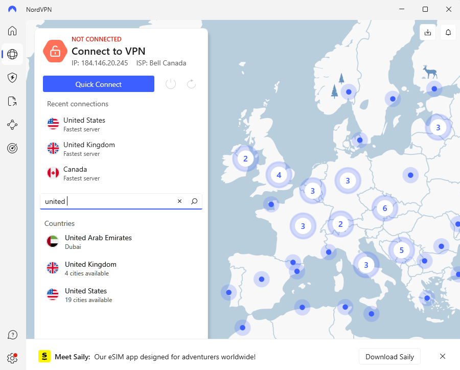 NordVPN on Windows and Mac