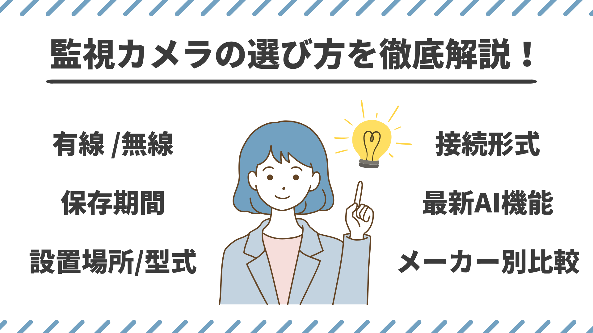 監視カメラの選び方ガイド|目的別・設置場所別・AI対応まで徹底解説!