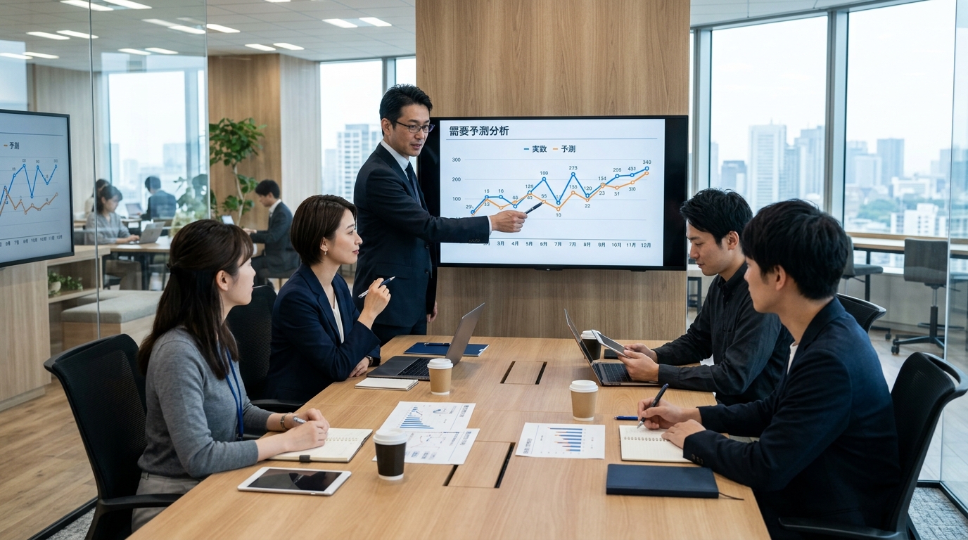 製造業の需要予測AI、予実のズレをなくす進め方｜"当てて終わり"にしない実装
