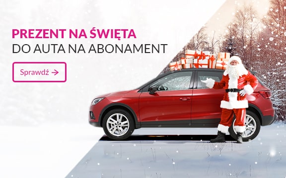 Promocja świąteczna - prezent do auta na abonament 576x359