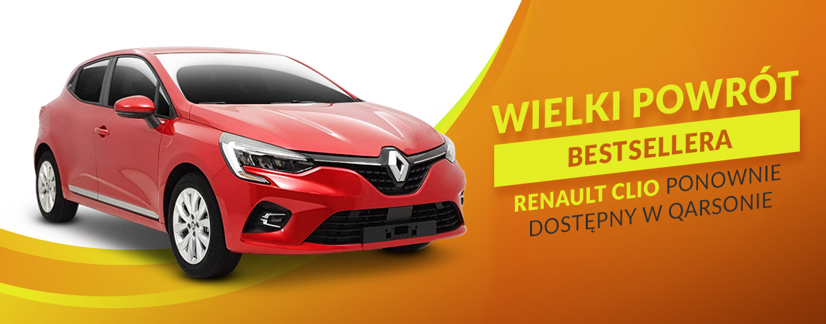 Powrót bestsellera - Renault Clio w abonamencie